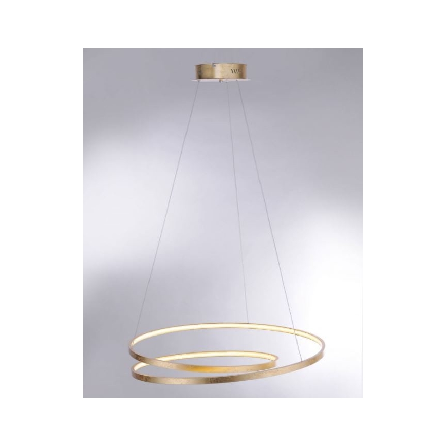Paul Neuhaus 2474-12 - LED Zatemnitveni lestenec na vrvici ROMAN LED/40W/230V zlat