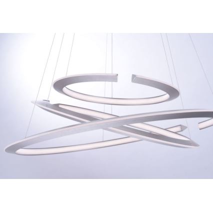 Paul Neuhaus 2493-55 - LED Zatemnitveni lestenec na vrvici ALESSA 3xLED/38W/230V + Daljinski upravljalnik