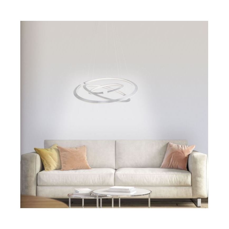 Paul Neuhaus 2493-55 - LED Zatemnitveni lestenec na vrvici ALESSA 3xLED/38W/230V + Daljinski upravljalnik