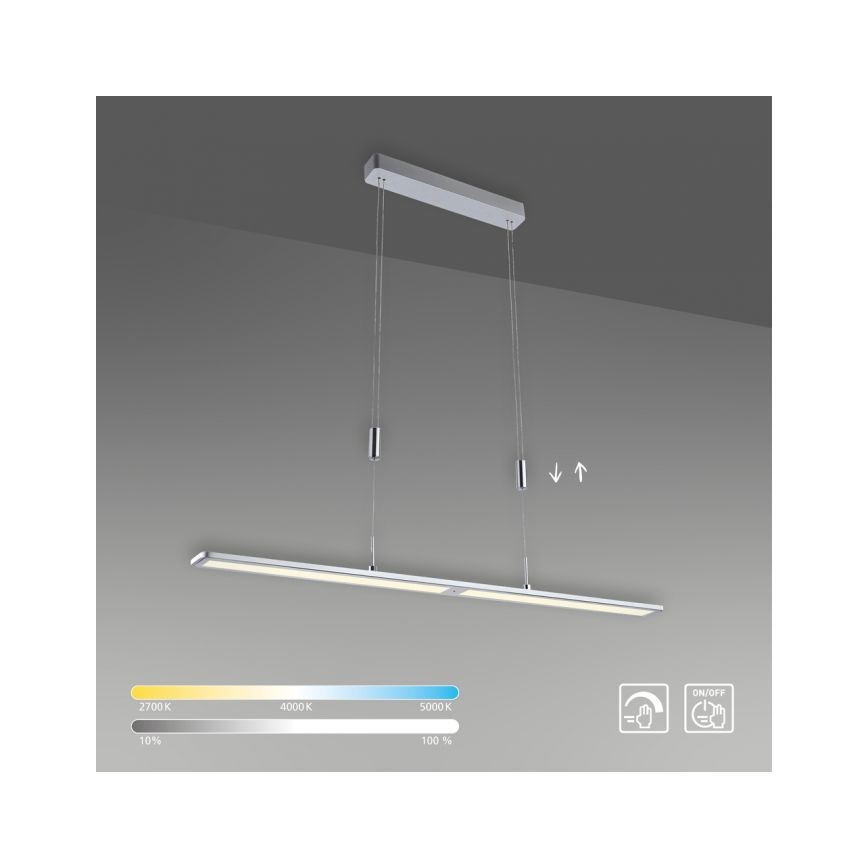 Paul Neuhaus 2565-95 - LED Zatemnitveni lestenec na vrvici s senzorjem NIKA LED/35W/230V