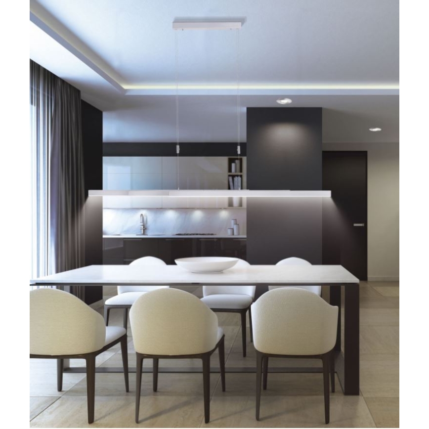 Paul Neuhaus 2568-95 - LED Zatemnitveni lestenec na vrvici ADRIANA LED/14W/230V 2700-5000K mat krom