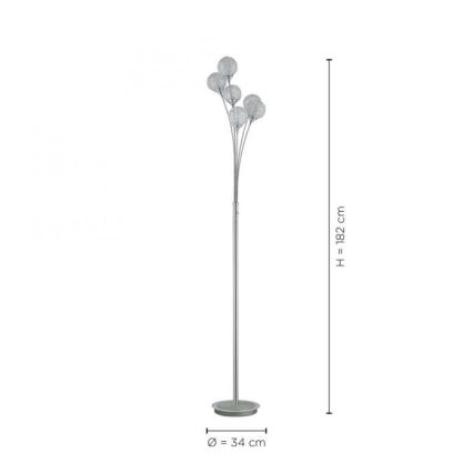 Paul Neuhaus 396-55 - Talna svetilka WOMBLE 6xG9/28W/230V