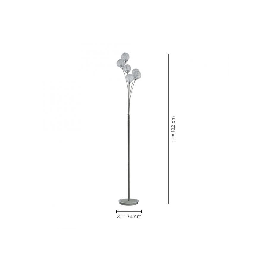 Paul Neuhaus 396-55 - Talna svetilka WOMBLE 6xG9/28W/230V