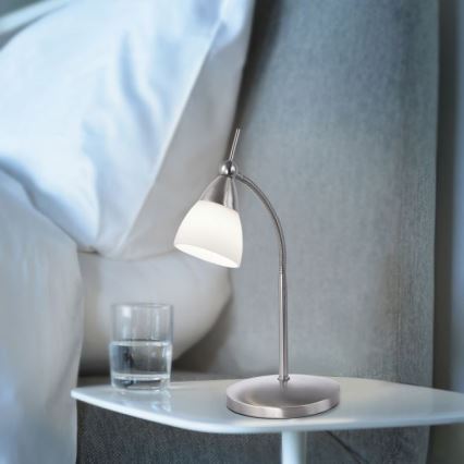 Paul Neuhaus 4001-55 - LED Zatemnitvena namizna svetilka na dotik PINO 1xG9/3W/230V mat krom