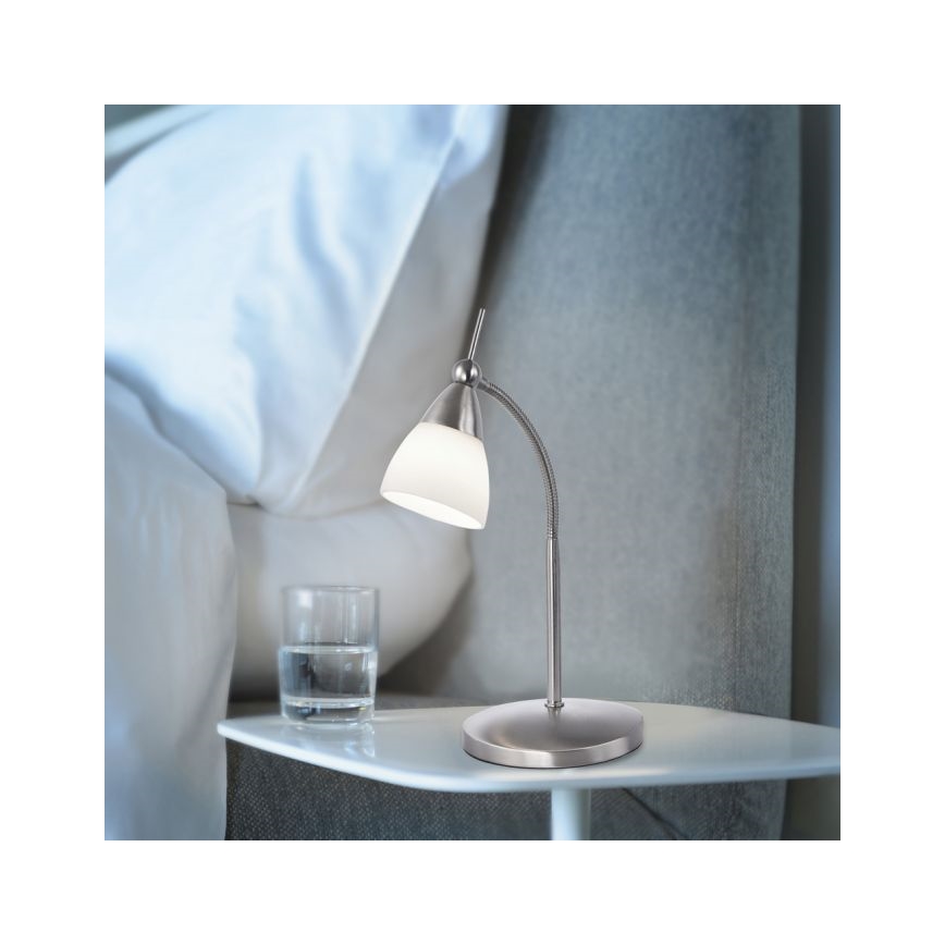 Paul Neuhaus 4001-55 - LED Zatemnitvena namizna svetilka na dotik PINO 1xG9/3W/230V mat krom