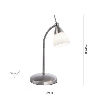 Paul Neuhaus 4001-55 - LED Zatemnitvena namizna svetilka na dotik PINO 1xG9/3W/230V mat krom