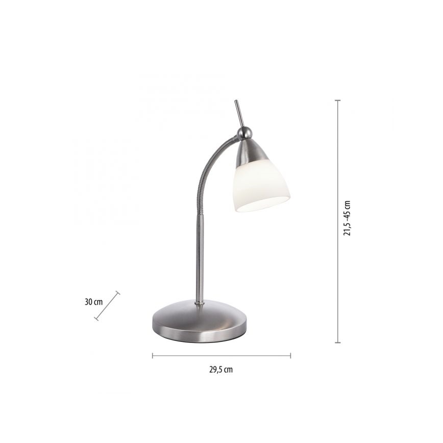 Paul Neuhaus 4001-55 - LED Zatemnitvena namizna svetilka na dotik PINO 1xG9/3W/230V mat krom