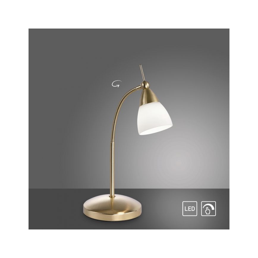 Paul Neuhaus 4001-60 - LED Zatemnitvena namizna svetilka na dotik PINO 1xG9/3W/230V zlata