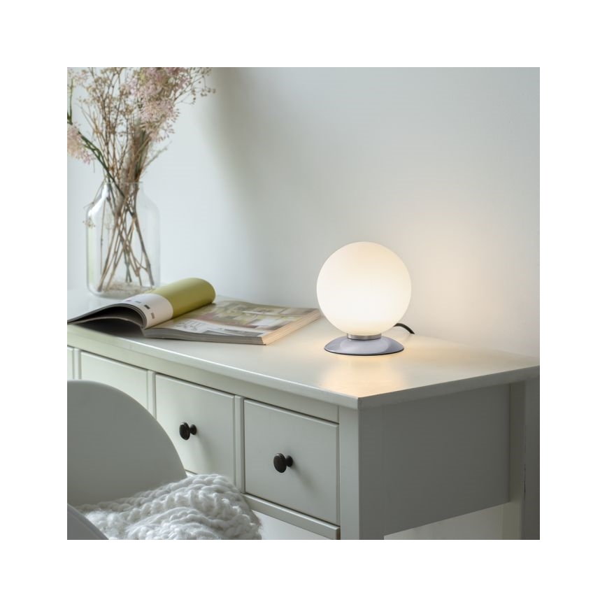 Paul Neuhaus 4013-55 - LED Zatemnitvena namizna svetilka na dotik BUBBA 1xG9/3W/230V mat krom