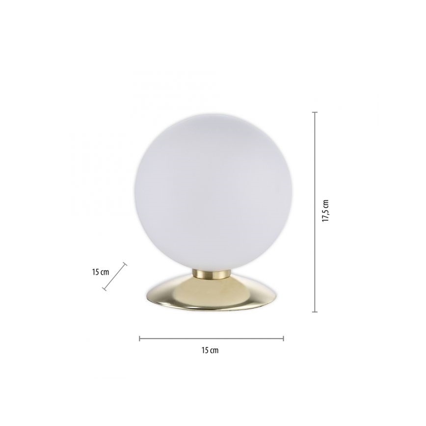 Paul Neuhaus 4013-60 - LED Zatemnitvena namizna svetilka na dotik BUBBA 1xG9/3W/230V zlata