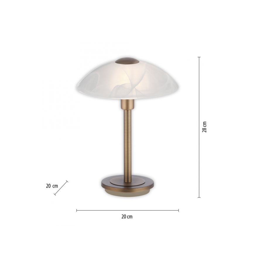 Paul Neuhaus 4026-11 - LED Zatemnitvena namizna svetilka na dotik ENOVA 1xG9/2,6W/230V