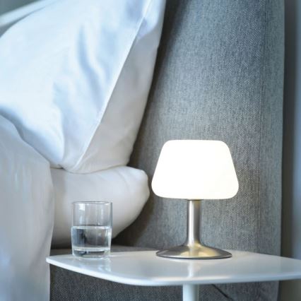Paul Neuhaus 4078-55 - LED Zatemnitvena namizna svetilka na dotik TILL 1xG9/3W/230V mat krom