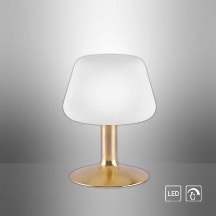 Paul Neuhaus 4078-60 - LED Zatemnitvena namizna svetilka na dotik TILL 1xG9/3W/230V medenina