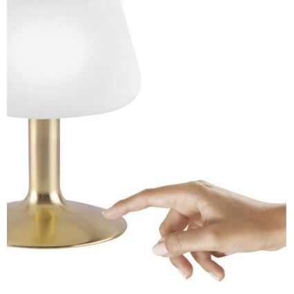 Paul Neuhaus 4078-60 - LED Zatemnitvena namizna svetilka na dotik TILL 1xG9/3W/230V medenina