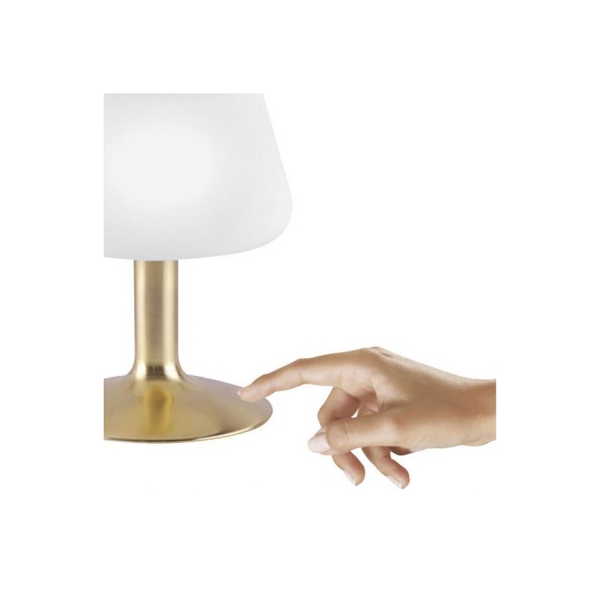 Paul Neuhaus 4078-60 - LED Zatemnitvena namizna svetilka na dotik TILL 1xG9/3W/230V medenina