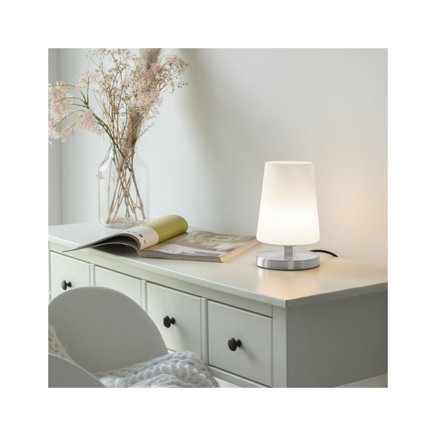 Paul Neuhaus 4146-55 - LED Zatemnitvena namizna svetilka na dotik SONJA 1xG9/3W/230V mat krom