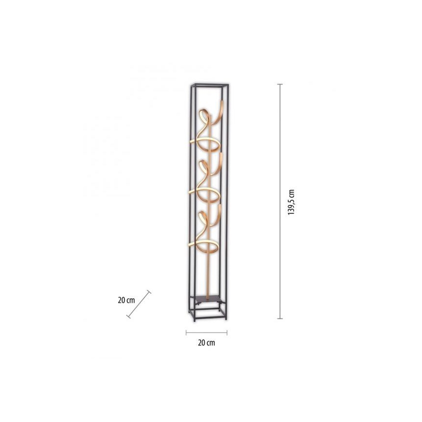 Paul Neuhaus 415-18 - LED Zatemnitvena stoječa svetilka SELINA 3xLED/10,2W/230V