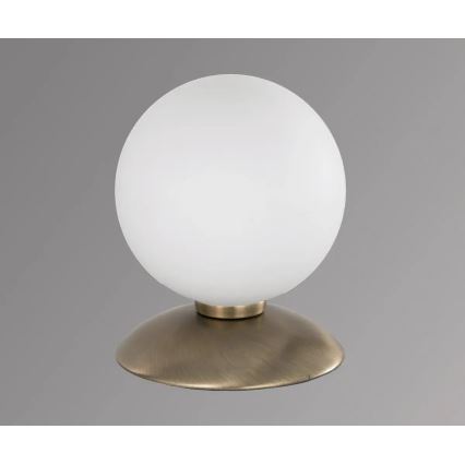 Paul Neuhaus 4437-11 - LED Zatemnitvena namizna svetilka na dotik BUBBA 1xG9/28W/230V medenina