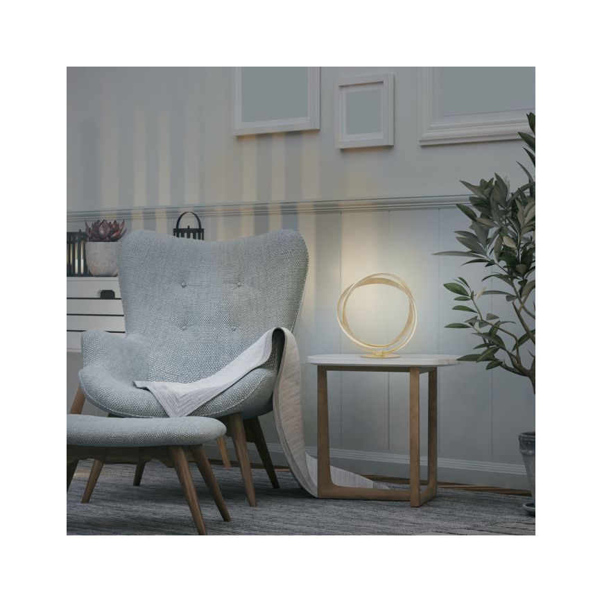 Paul Neuhaus 4531-12 - LED Zatemnitvena namizna svetilka MELINDA LED/18W/230V zlata