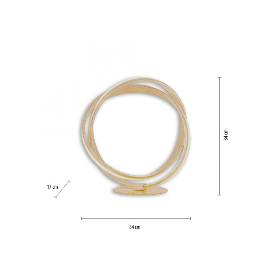 Paul Neuhaus 4531-12 - LED Zatemnitvena namizna svetilka MELINDA LED/18W/230V zlata