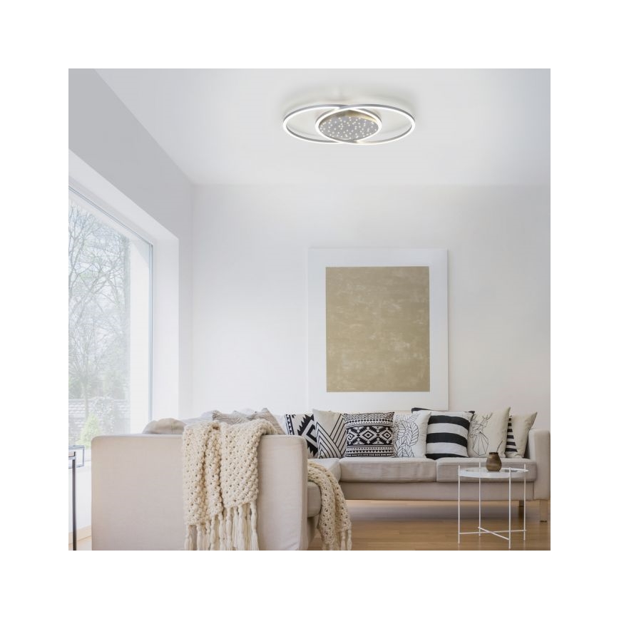 Paul Neuhaus 6025-55 - LED Zatemnitvena stropna svetilka YUKI LED/48W/230V + Daljinski upravljalnik