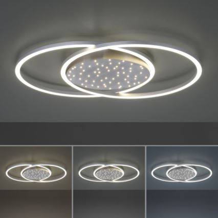 Paul Neuhaus 6025-55 - LED Zatemnitvena stropna svetilka YUKI LED/48W/230V + Daljinski upravljalnik