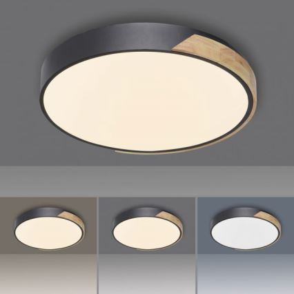 Paul Neuhaus 6071-18 - LED Zatemnitvena stropna svetilka Q-PIATO LED/35W/230V pr. 51 cm 2700-5000K Wi-Fi + Daljinski upravljalnik