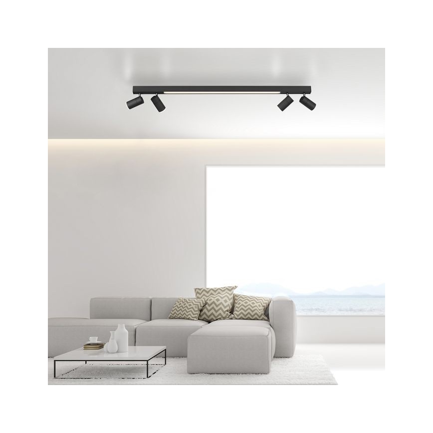 Paul Neuhaus 6121-13 - LED Zatemnitveni reflektor PURE 4xLED/4W/230V + LED/9W 2700-5000K + Daljinski upravljalnik