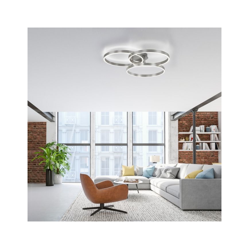 Paul Neuhaus 6233-55 - LED Zatemnitvena stropna svetilka PAAN LED/45,5W/230V 2700-5000K + Daljinski upravljalnik