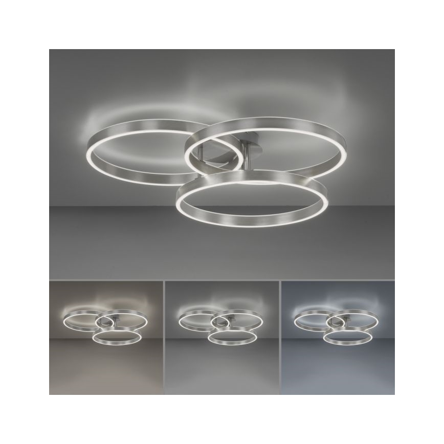 Paul Neuhaus 6233-55 - LED Zatemnitvena stropna svetilka PAAN LED/45,5W/230V 2700-5000K + Daljinski upravljalnik