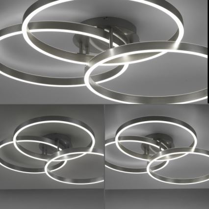 Paul Neuhaus 6233-55 - LED Zatemnitvena stropna svetilka PAAN LED/45,5W/230V 2700-5000K + Daljinski upravljalnik