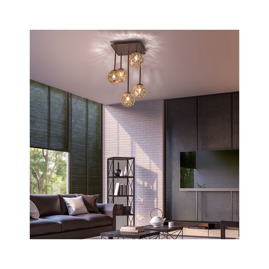 Paul Neuhaus 6234-48 - Lestenec na drogu GRETA 5xG9/40W/230V