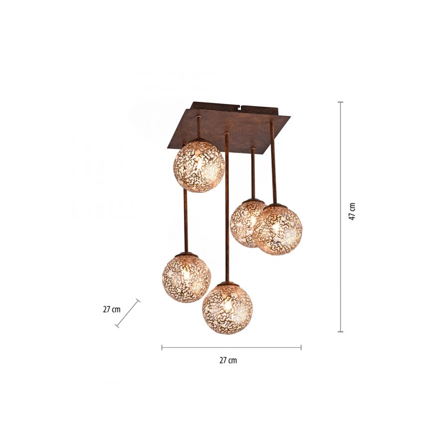 Paul Neuhaus 6234-48 - Lestenec na drogu GRETA 5xG9/40W/230V