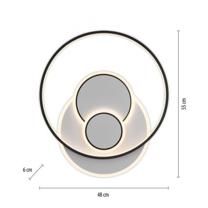 Paul Neuhaus 6392-16 - LED Stropna svetilka MAILAK LED/27W/230V