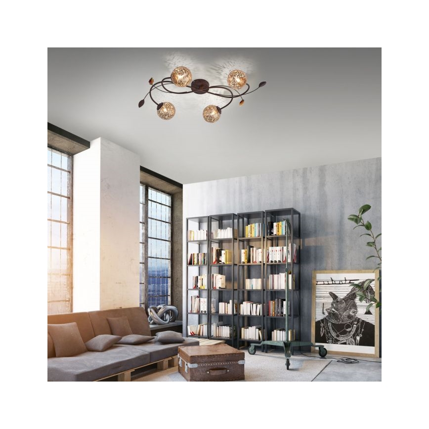 Paul Neuhaus 6395-48 - Nadgradni lestenec GRETA 4xG9/40W/230V
