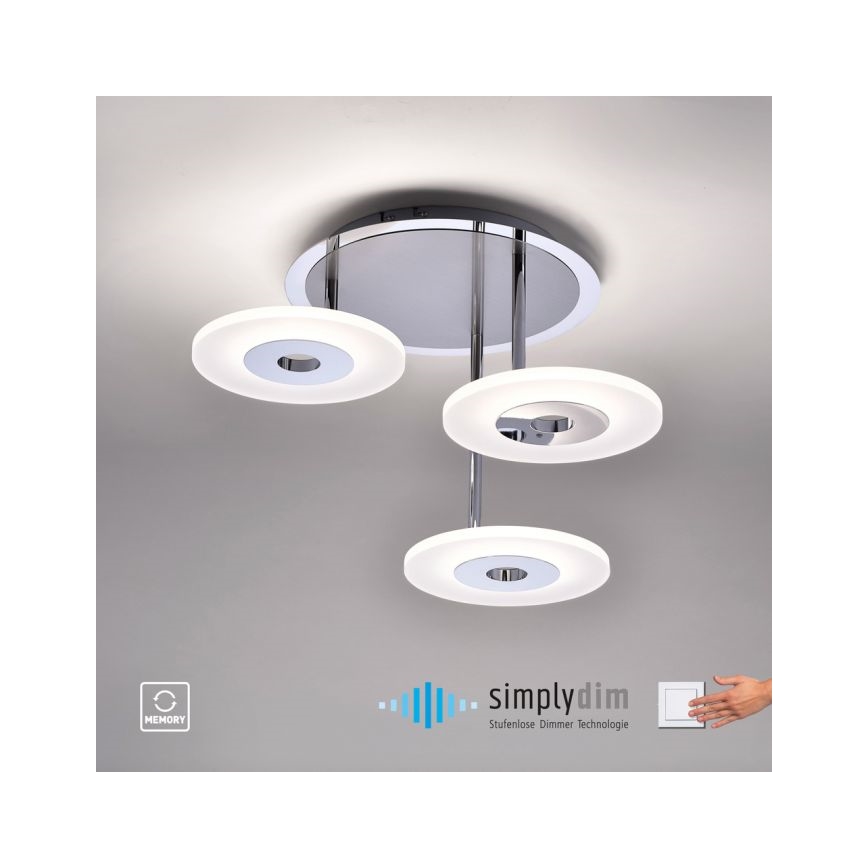 Paul Neuhaus 6446-55 - LED Zatemnitveni lestenec ADALI 3xLED/13W/230V