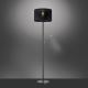 Paul Neuhaus 646-18 - LED Zatemnitvena talna svetilka ROBIN 1xE27/40W/230V + LED/2,1W črna