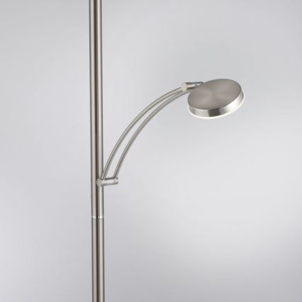 Paul Neuhaus 655-55 - LED Zatemnitvena talna svetilka ALFRED 1xLED/28W+1xLED/4W/230V sijajni krom