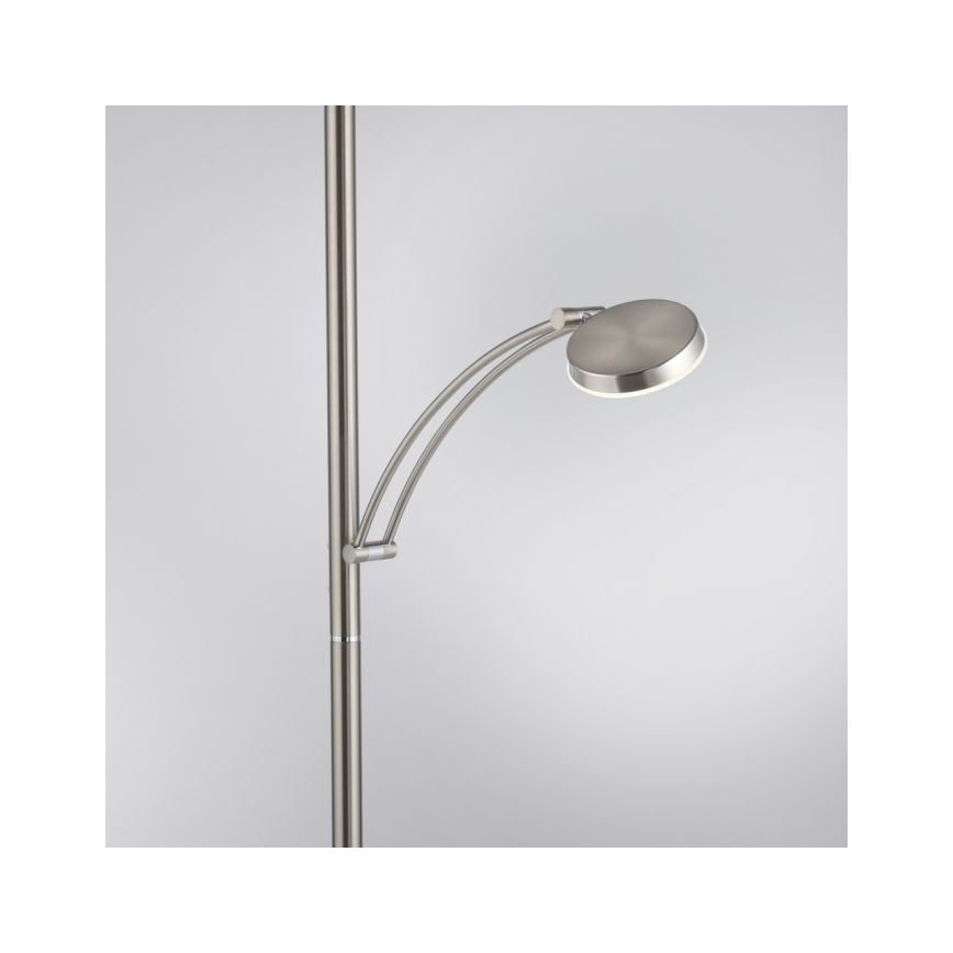Paul Neuhaus 655-55 - LED Zatemnitvena talna svetilka ALFRED 1xLED/28W+1xLED/4W/230V sijajni krom