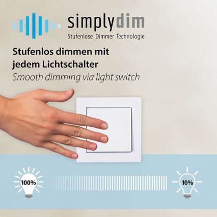 Paul Neuhaus 6551-48 - LED Zatemnitvena stropna svetilka NEVIS LED/18W/230V