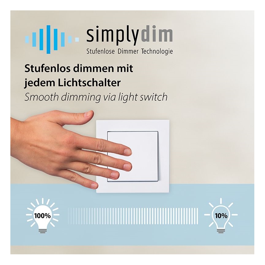 Paul Neuhaus 6551-48 - LED Zatemnitvena stropna svetilka NEVIS LED/18W/230V