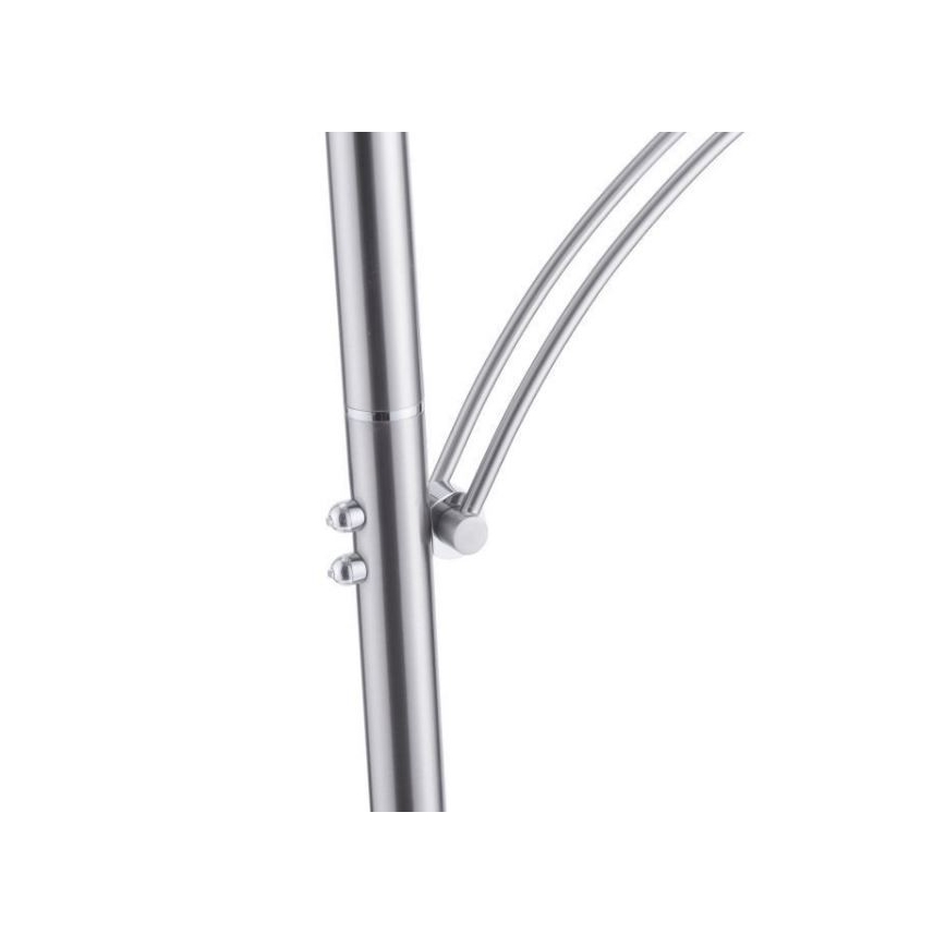 Paul Neuhaus 673-55 - LED zatemnjiva stoječa svetilka ARTUR 2xLED/21W/230V+LED/6W, sijajni krom