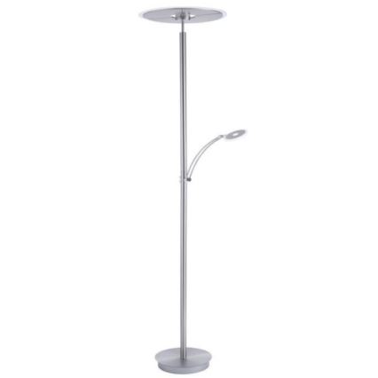 Paul Neuhaus 673-55 - LED Zatemnitvena talna svetilka ARTUR 2xLED/21W/230V+1xLED/6W sijajni krom
