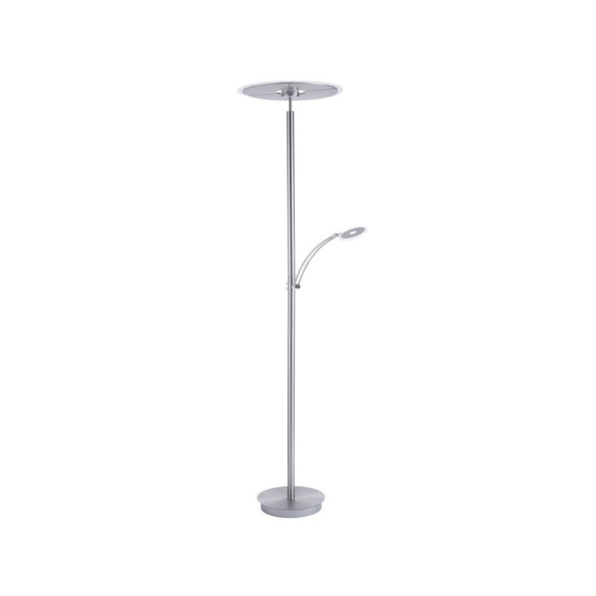 Paul Neuhaus 673-55 - LED Zatemnitvena talna svetilka ARTUR 2xLED/21W/230V+1xLED/6W sijajni krom
