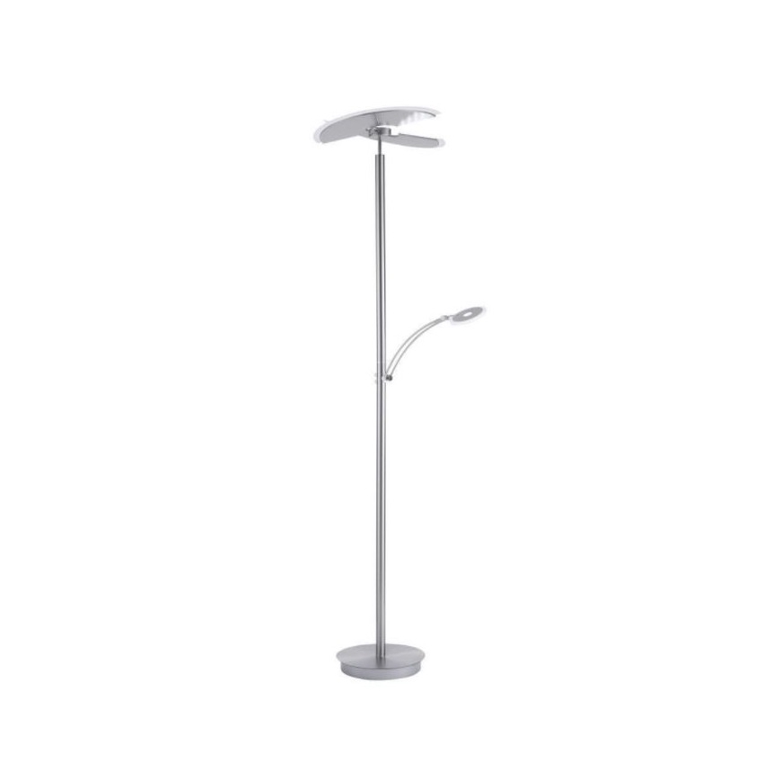 Paul Neuhaus 673-55 - LED Zatemnitvena talna svetilka ARTUR 2xLED/21W/230V+1xLED/6W sijajni krom