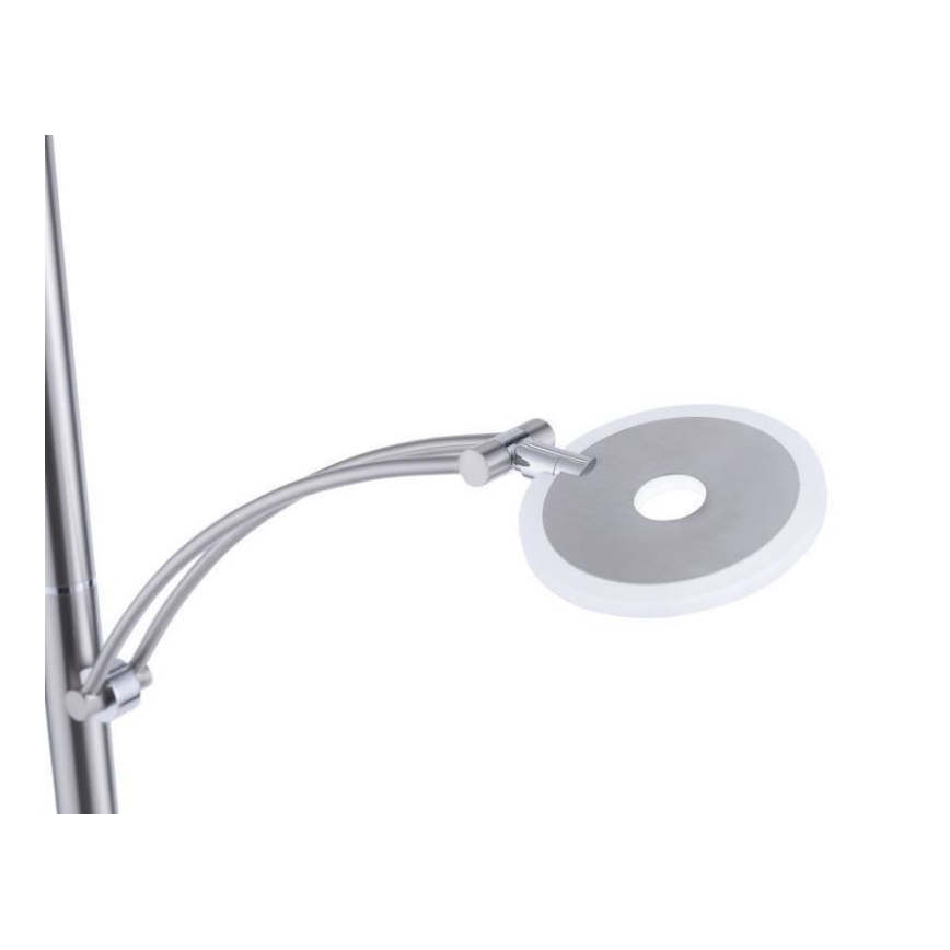 Paul Neuhaus 673-55 - LED Zatemnitvena talna svetilka ARTUR 2xLED/21W/230V+1xLED/6W sijajni krom