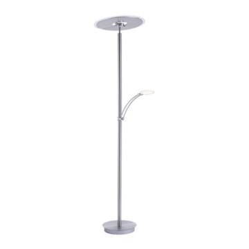 Paul Neuhaus 673-55 - LED Zatemnitvena talna svetilka ARTUR 2xLED/21W/230V+1xLED/6W sijajni krom