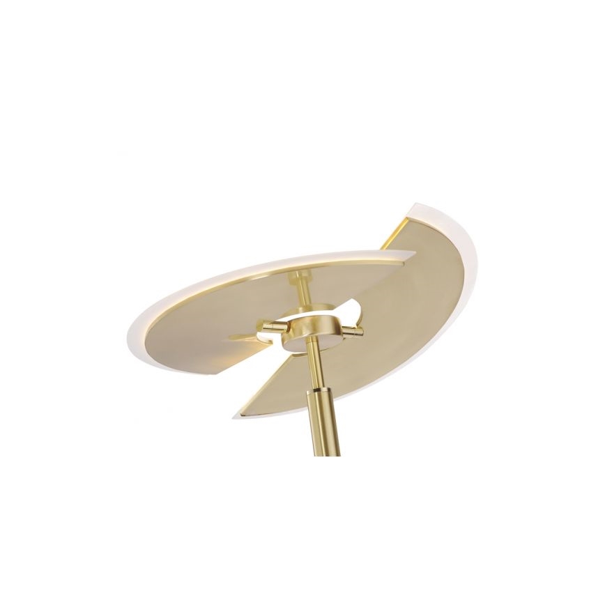 Paul Neuhaus 673-60 - LED Zatemnitvena talna svetilka ARTUR 2xLED/21W/230V+1xLED/6W zlata