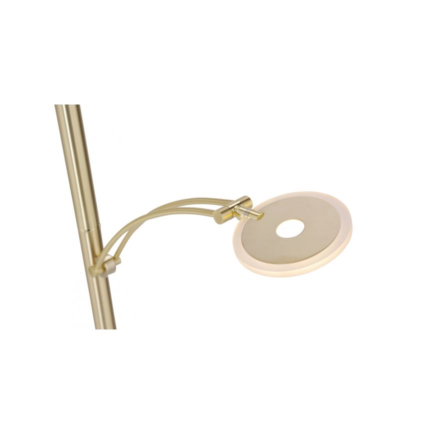 Paul Neuhaus 673-60 - LED Zatemnitvena talna svetilka ARTUR 2xLED/21W/230V+1xLED/6W zlata