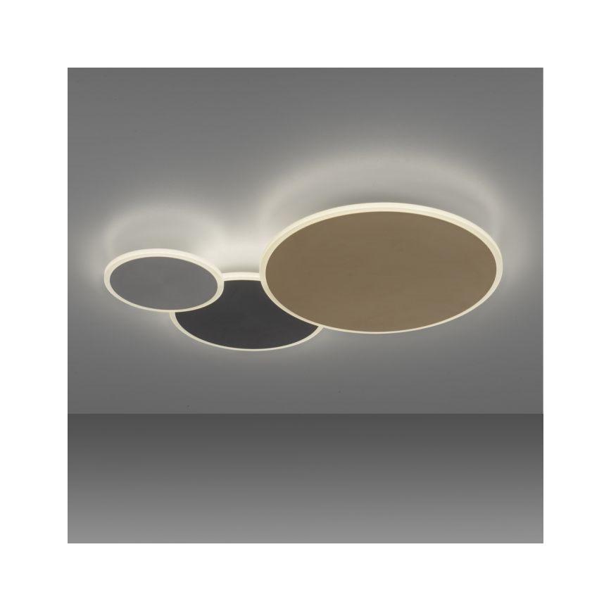Paul Neuhaus 8007-70 - LED Zatemnitvena stropna svetilka Q-PIATO LED/35W/230V 2700-5000K Wi-Fi + Daljinski upravljalnik